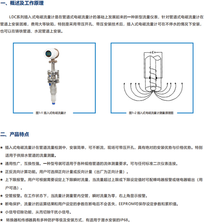 LDC插入式電磁流量計